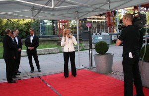 Sabine Stamm Moderatorin Gala Event TV Interview für Lafarge